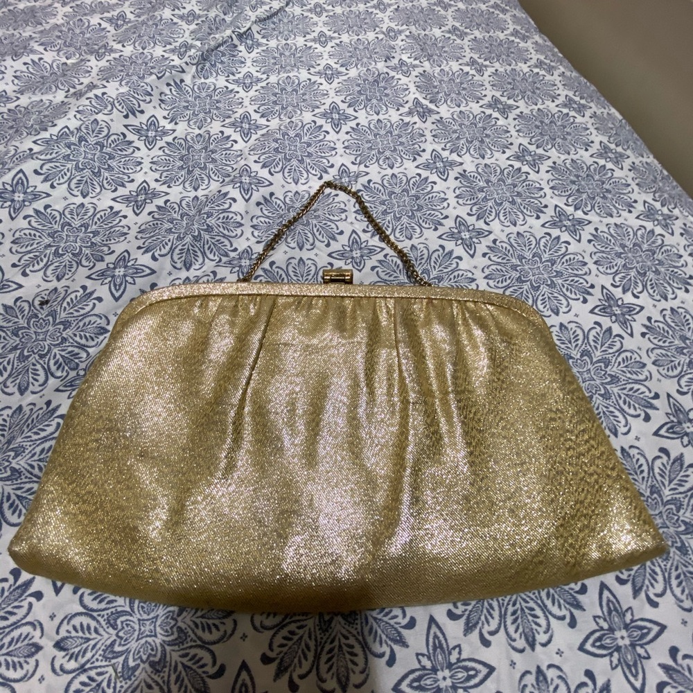 Vintage Gold Clutch